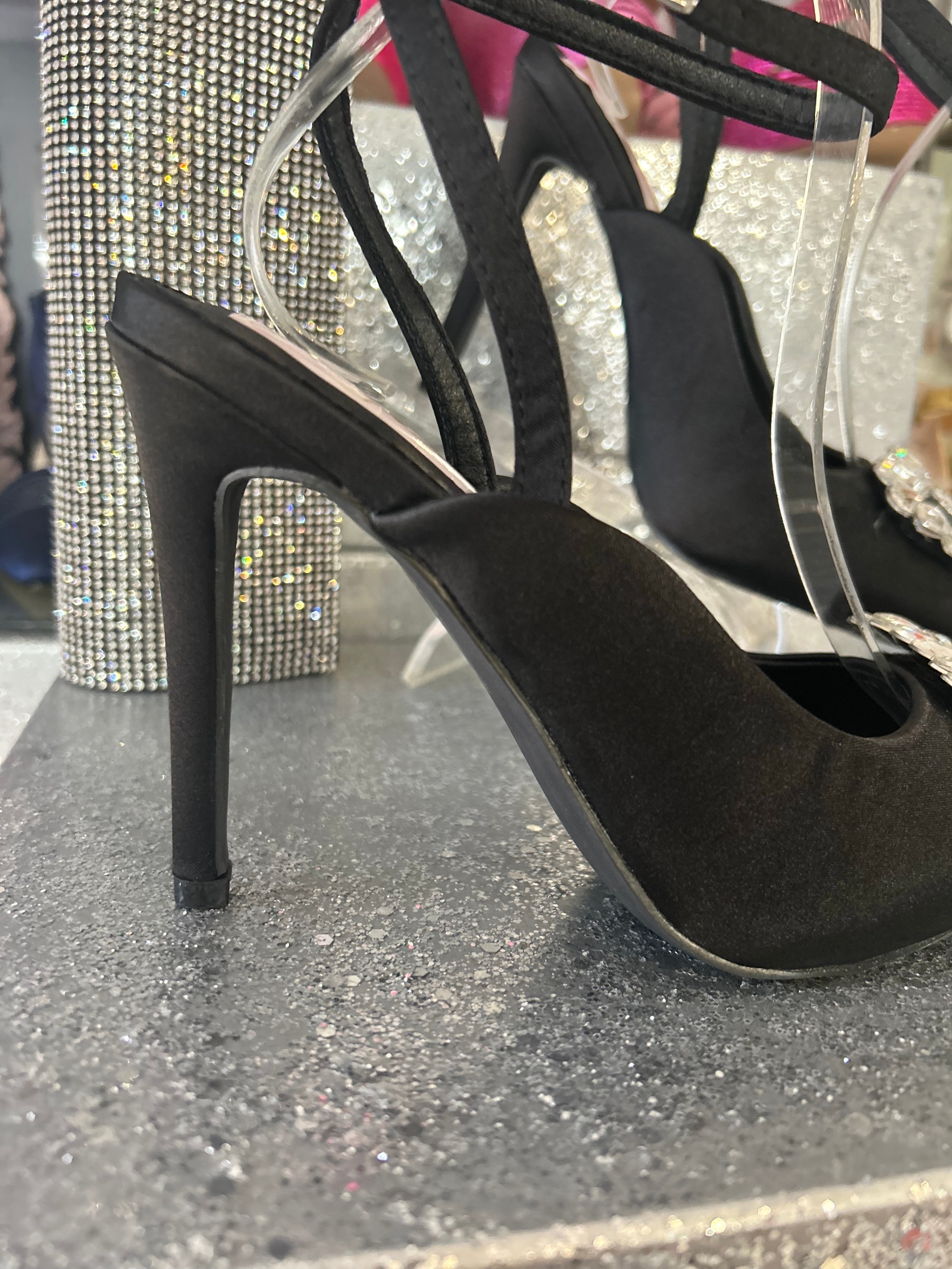 Black Rose Heels
