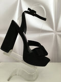 Black Bow Heel