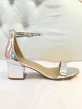 Silver Metalic Heels