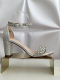 Shimmer Silver Heel