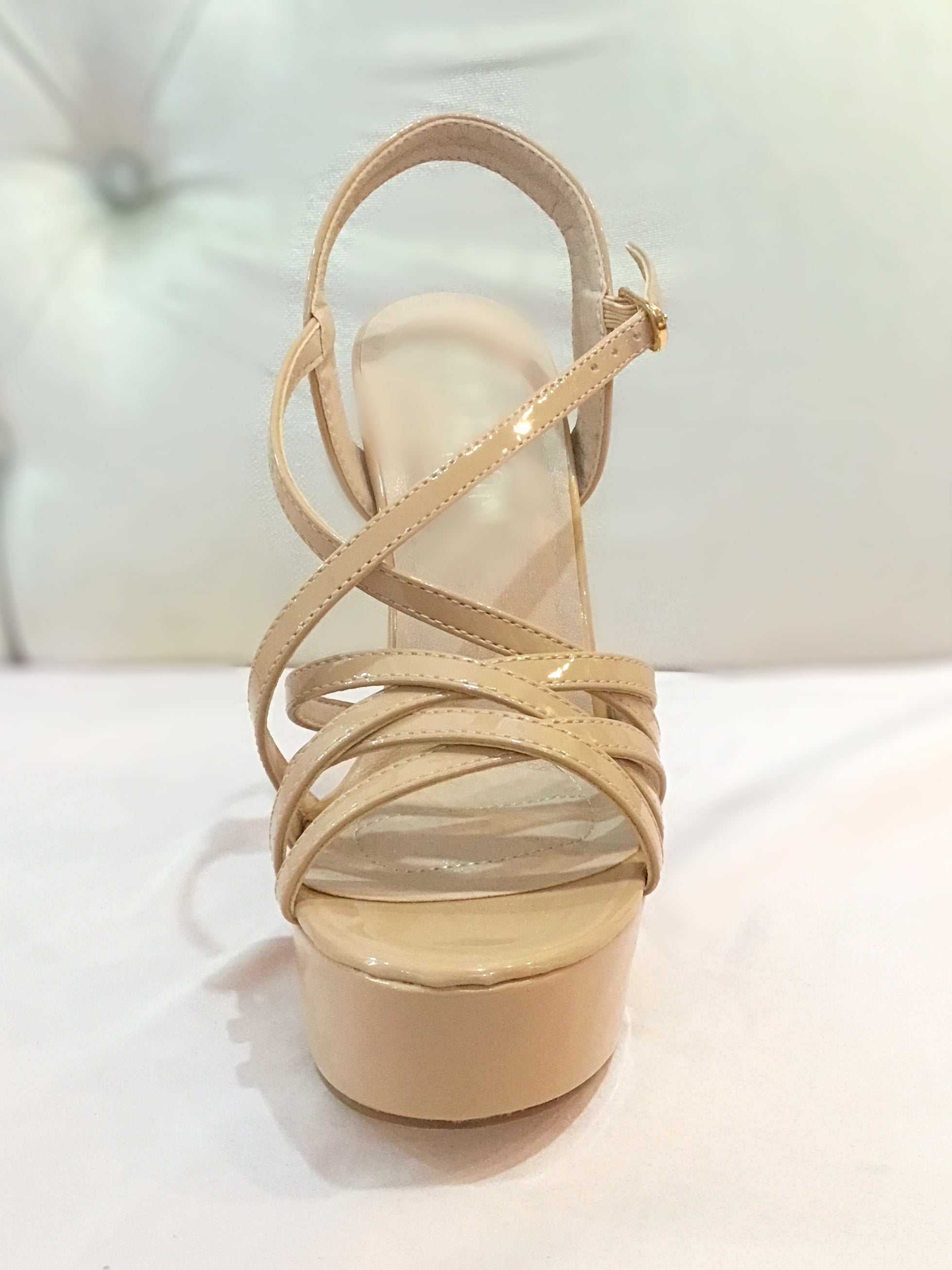 Nude Charol Heels