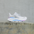 Womens HOKA Bondi 9 (Cosmic grey/White)