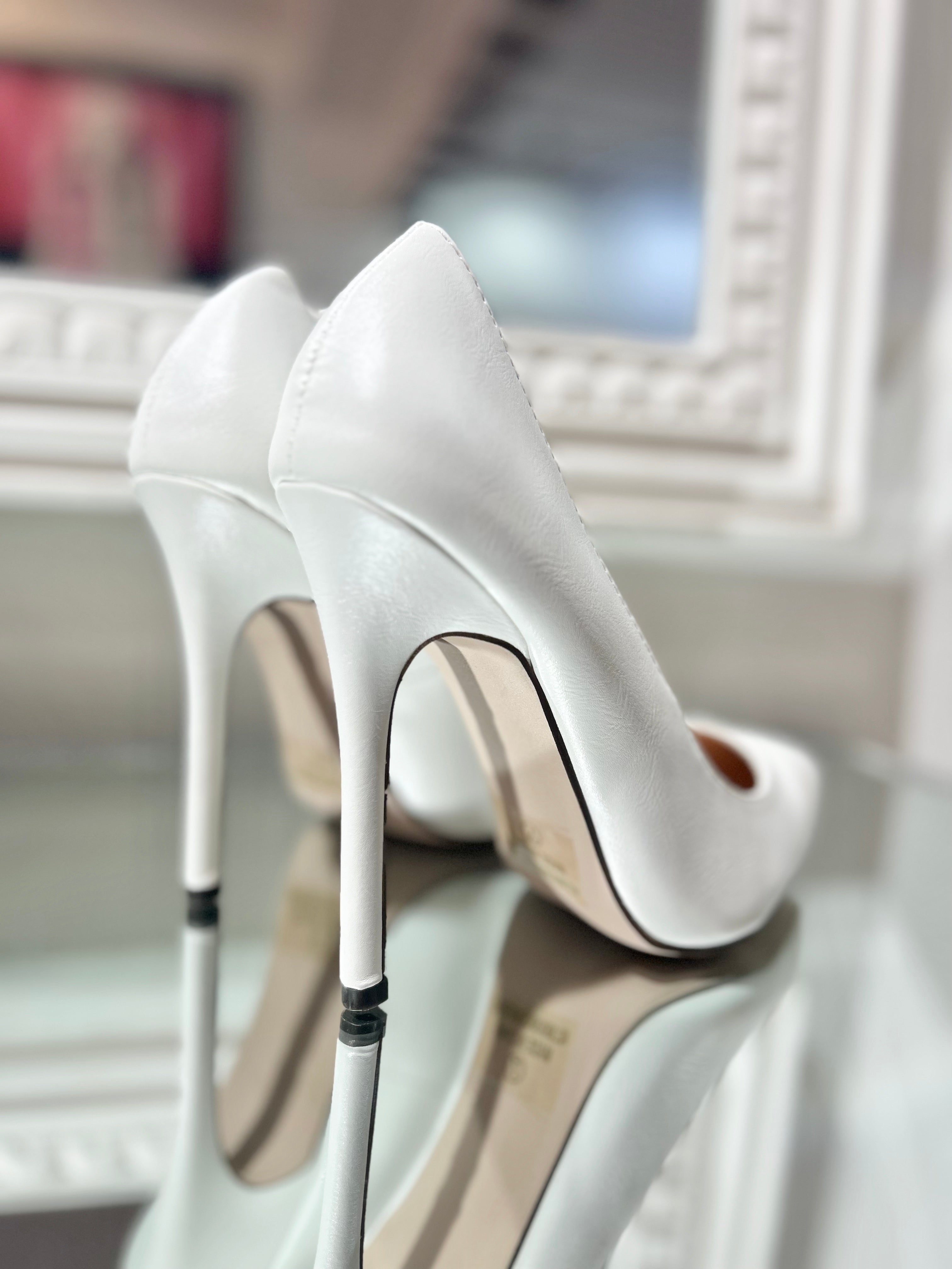 White Pump Heels