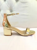 Gold Metalic Heels