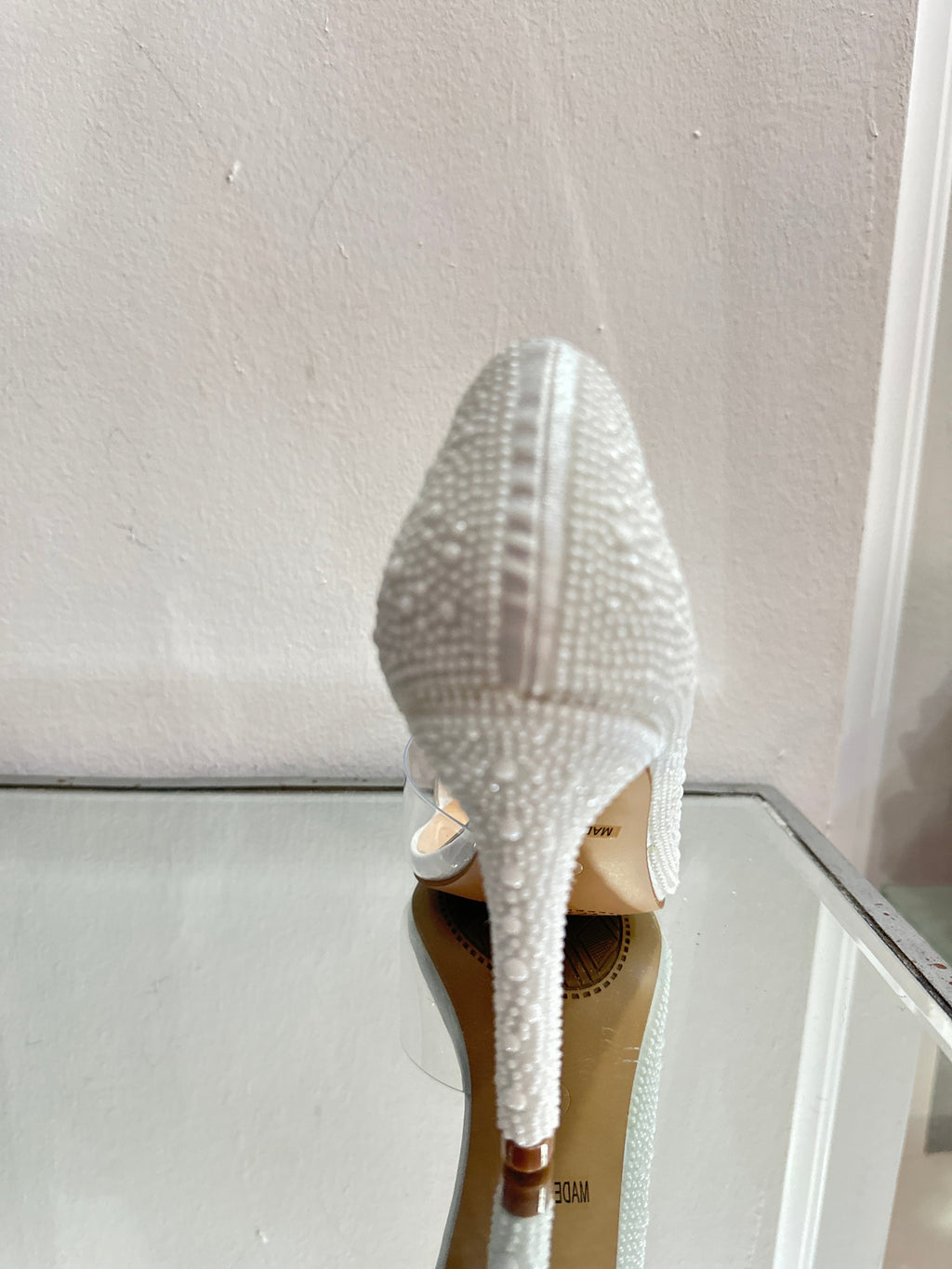 White Pearl Pumps