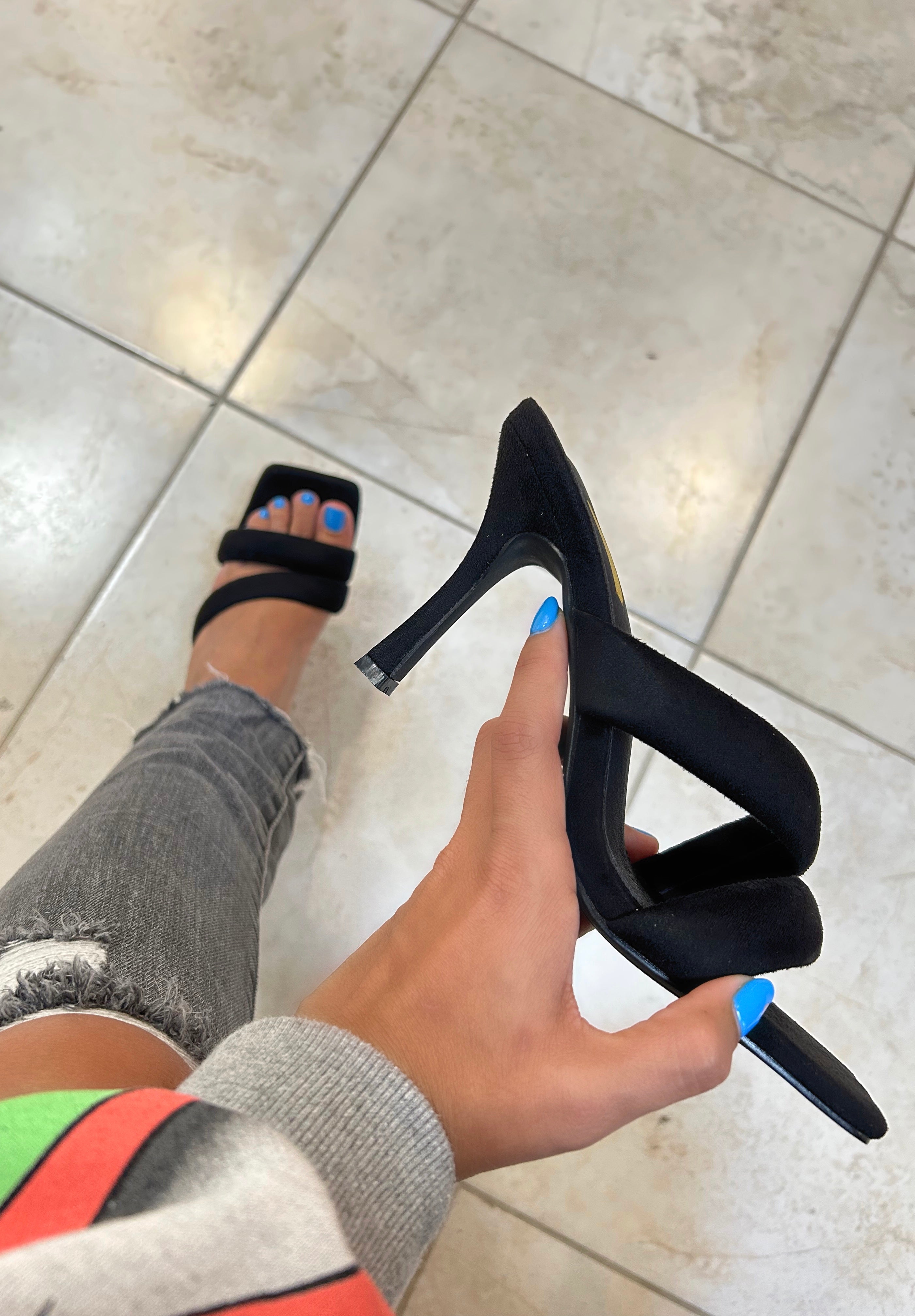 Black Classic Sandals