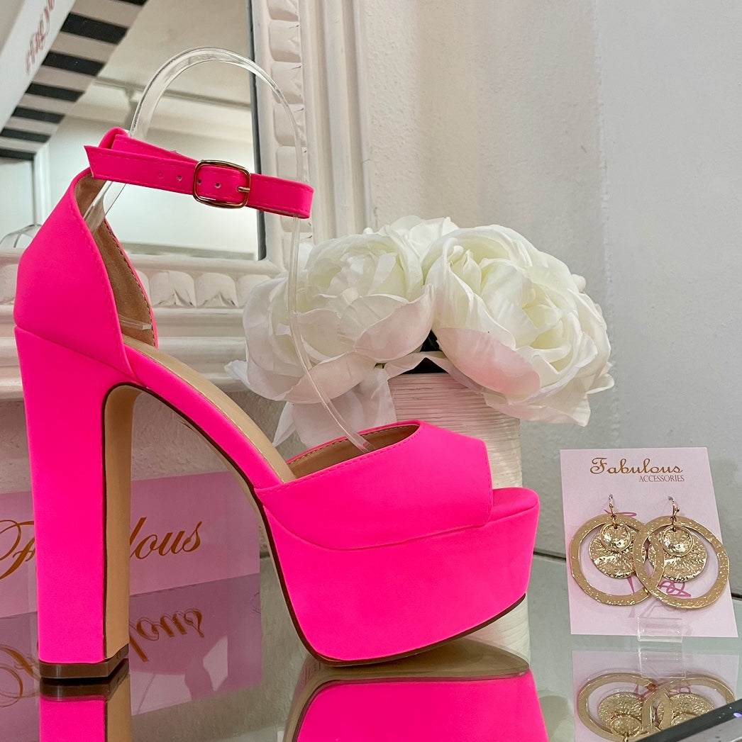 Neon Pink Heels