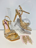 Gold Sandals Heels