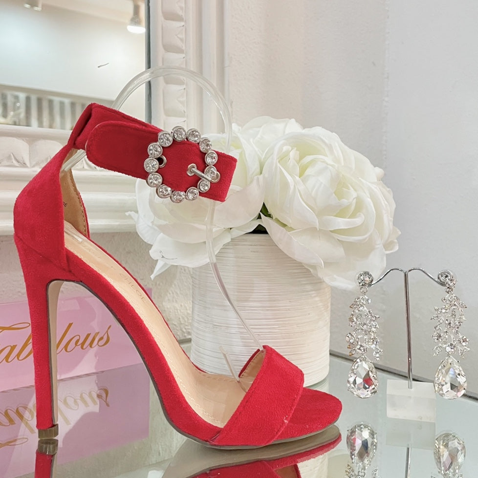 Red Pendant Heel