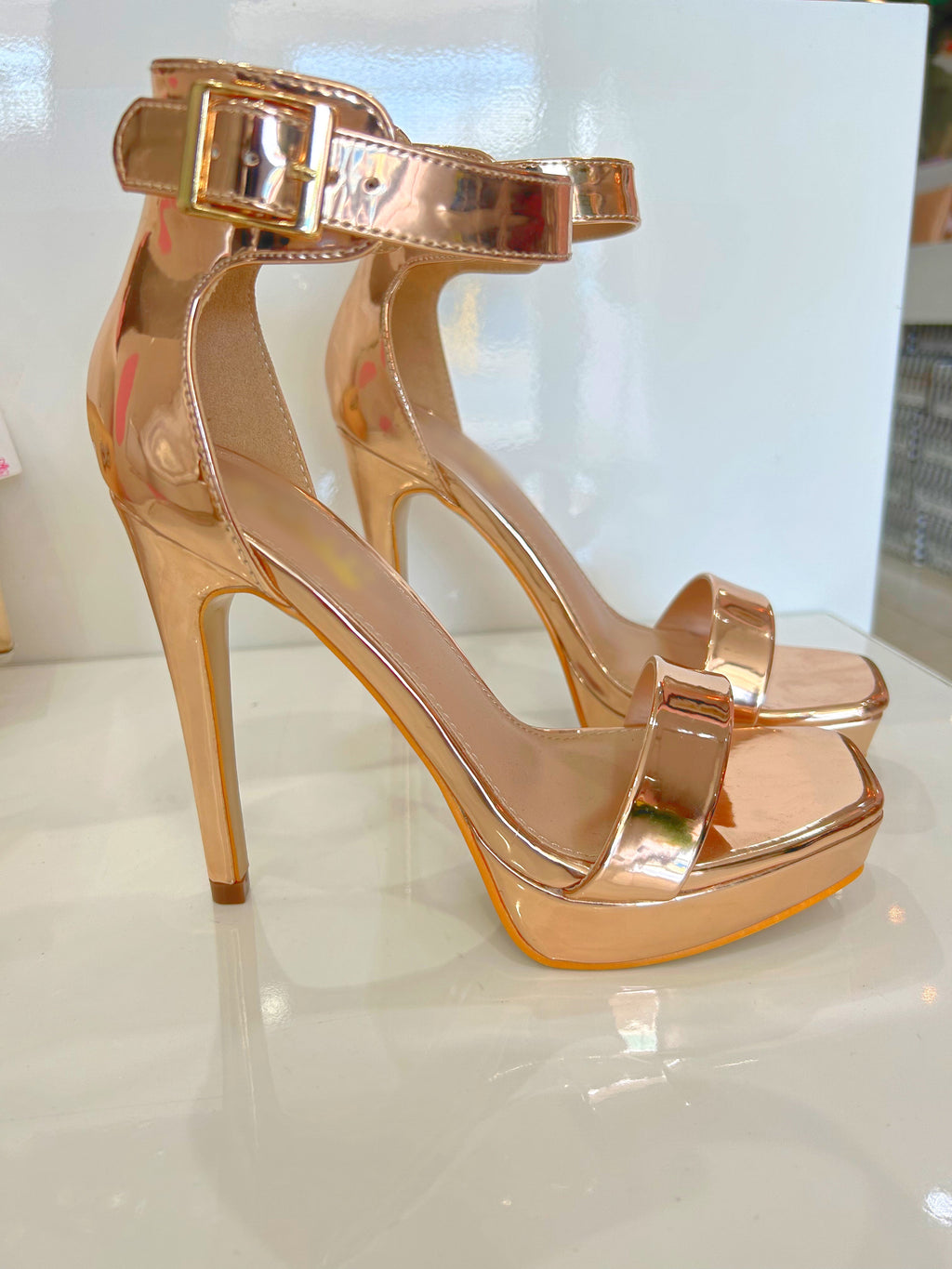 Rose Gold Classic Heels