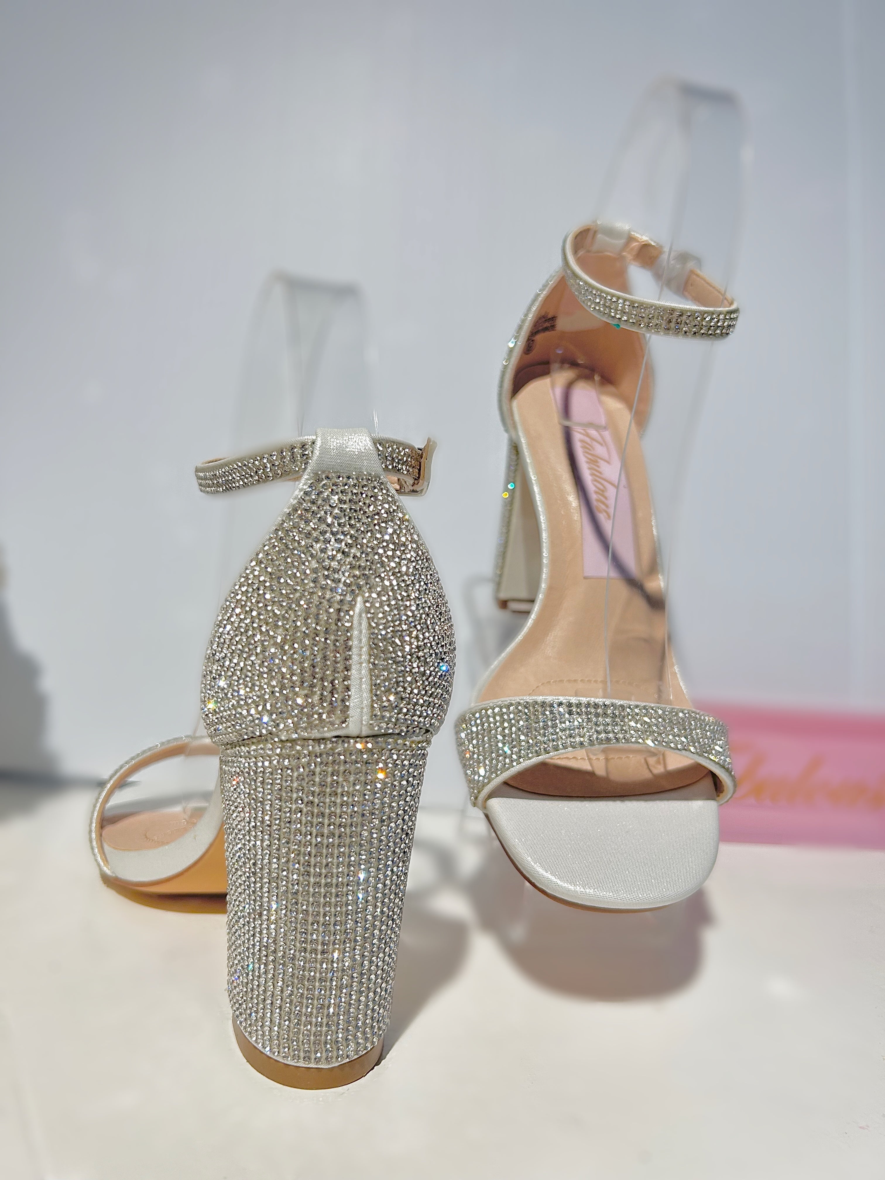 White Diamond Heels