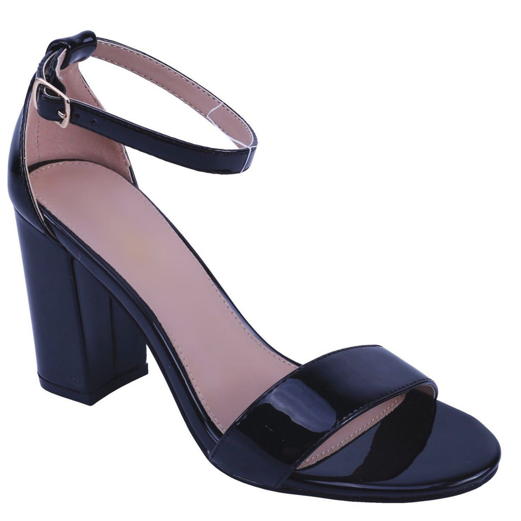 Black Patent Heel