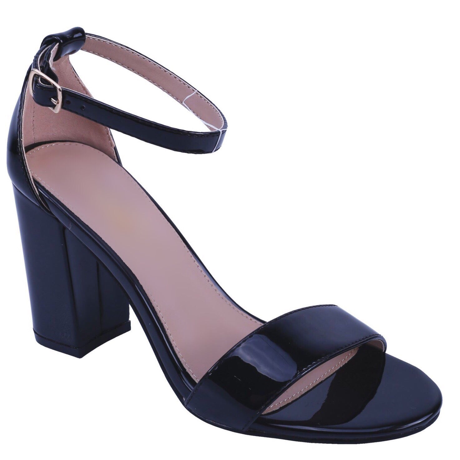 Black Patent Heel
