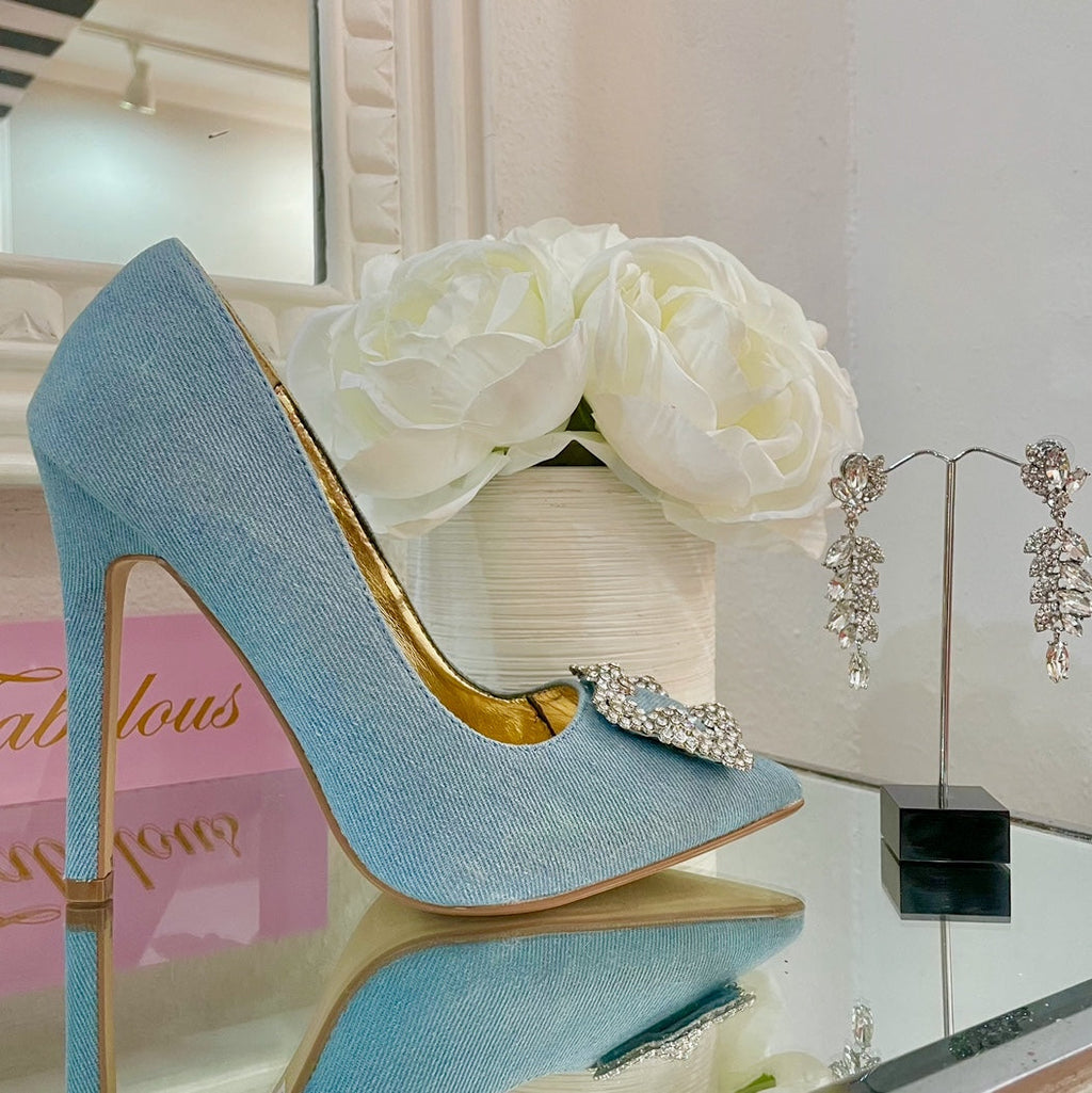 Denim Pumps